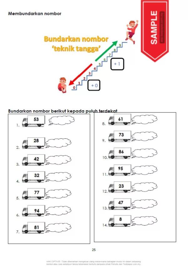 Soalan Latihan Matematik Tahun 1 Jilid 1