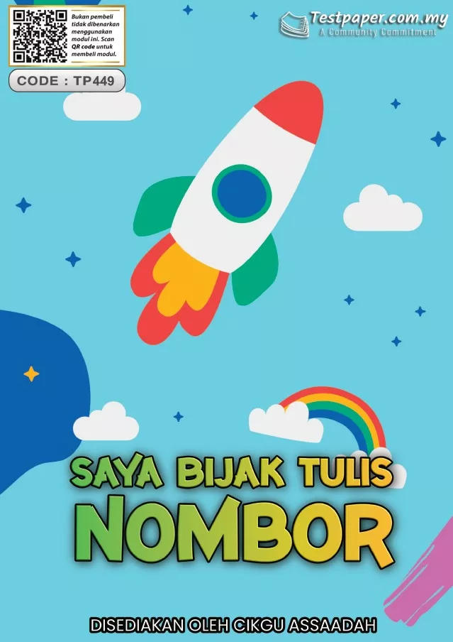 BBM Bijak Tulis Nombor 1-10 Matematik Prasekolah