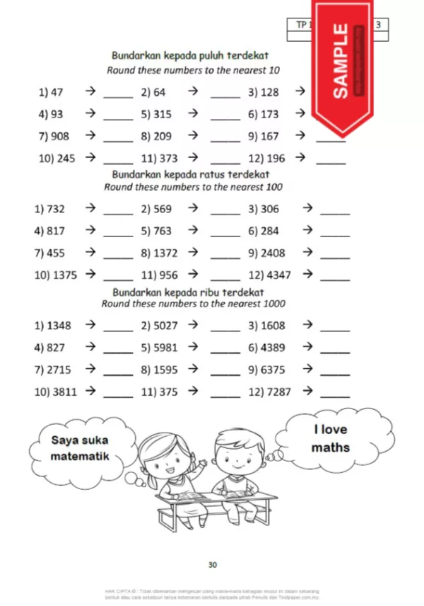 Catch Up Plan Matematik Tahun 3