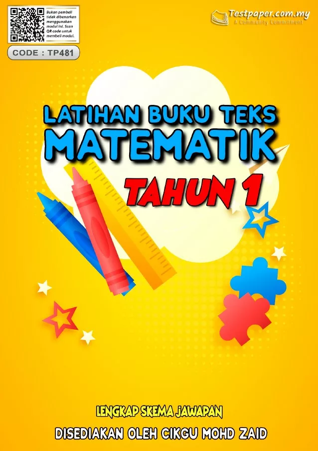 Soalan Latihan Buku Teks Matematik Tahun 1 KSSR