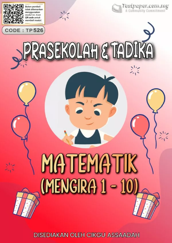 Soalan Latihan Mengira Matematik Prasekolah