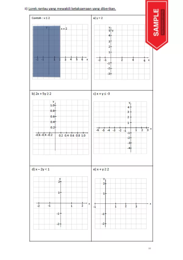 Soalan Latihan Peperiksaan Matematik Tingkatan 4