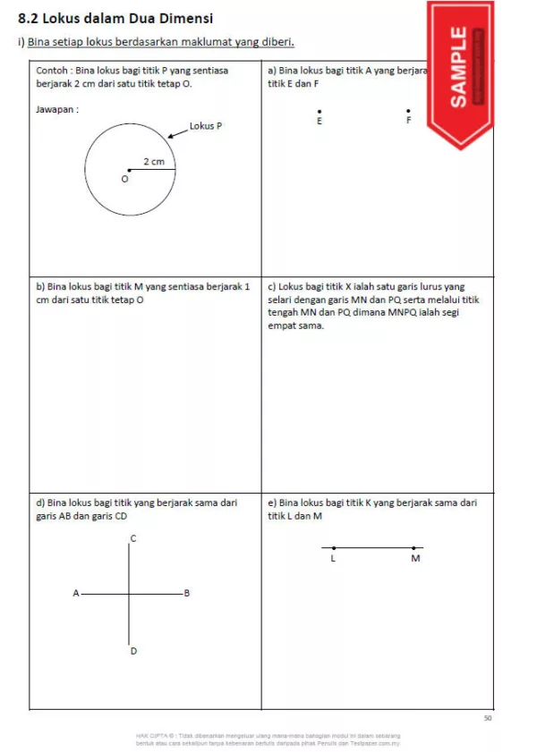 Soalan Latihan Matematik Tingkatan 3 KSSM Semua Bab