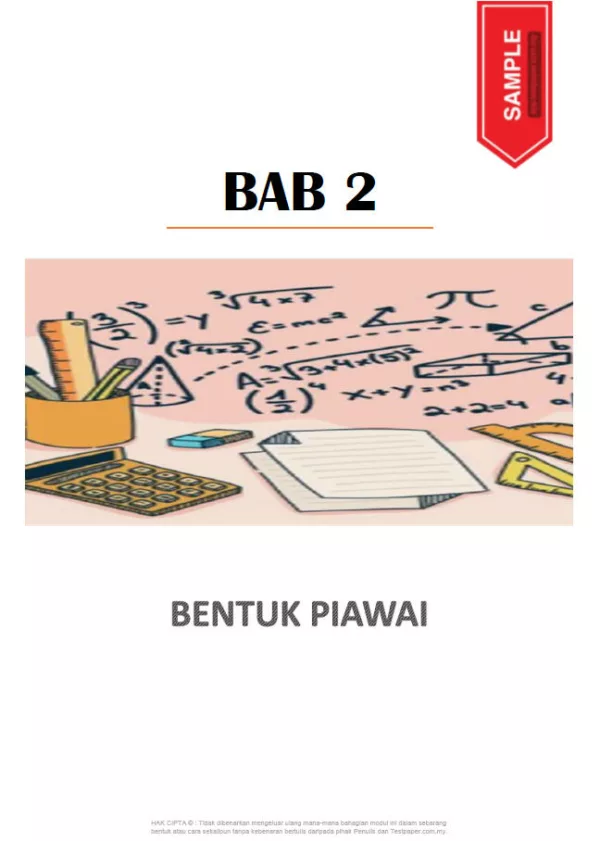 Soalan Latihan Matematik Tingkatan 3 KSSM Semua Bab