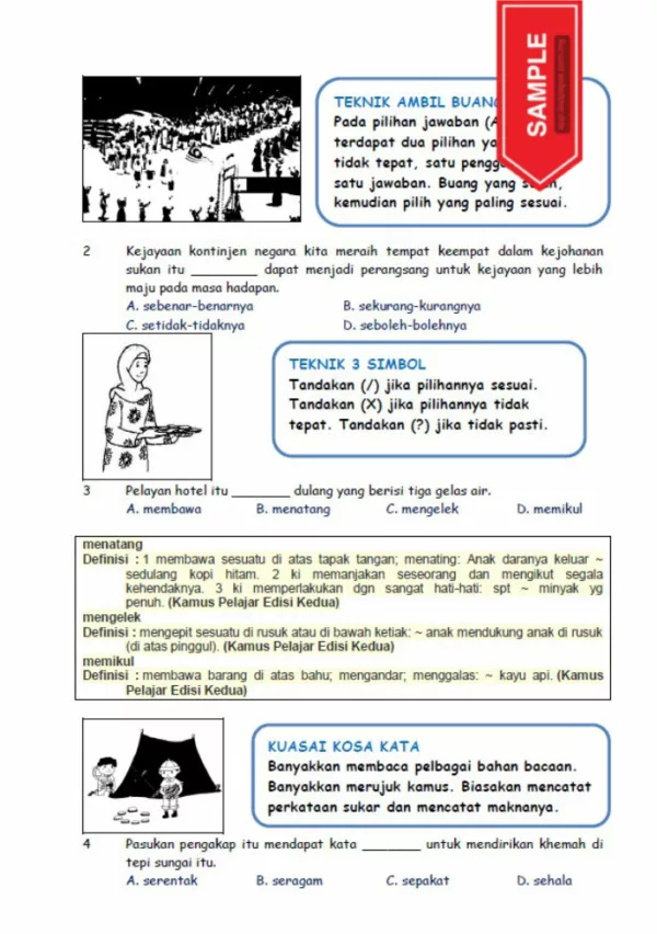 Bahan Pengajaran Pemahaman dan Tatabahasa KBAT BM