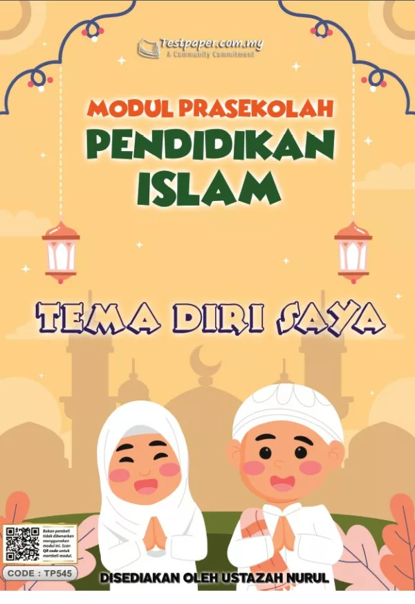 BBM Pendidikan Islam Tema Diri Saya Prasekolah