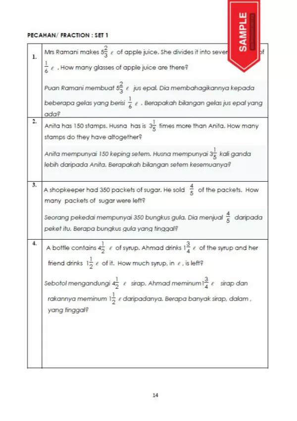 Soalan Latihan Matematik Tahap 2 DLP