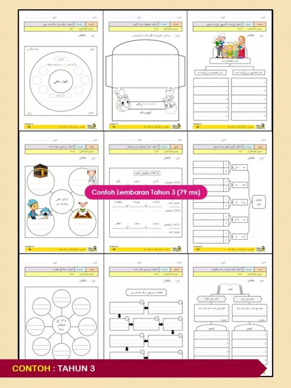 BBM Lembaran Kerja Pendidikan Islam Tahun 3