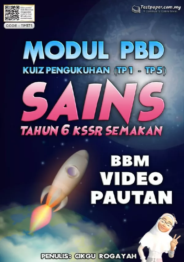 Soalan PBD Kuiz Sains Tahun 6 KSSR