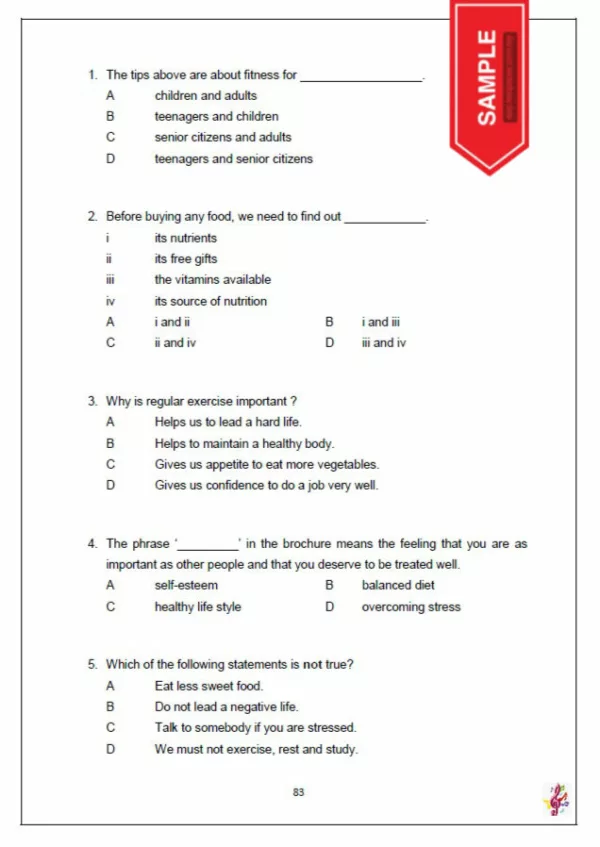 Soalan Latihan Vocabulary Bahasa Inggeris Tahun 6