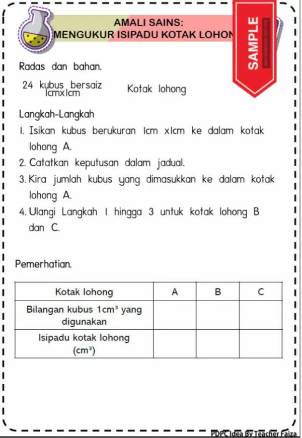 BBM Amali Sains Tahun 3