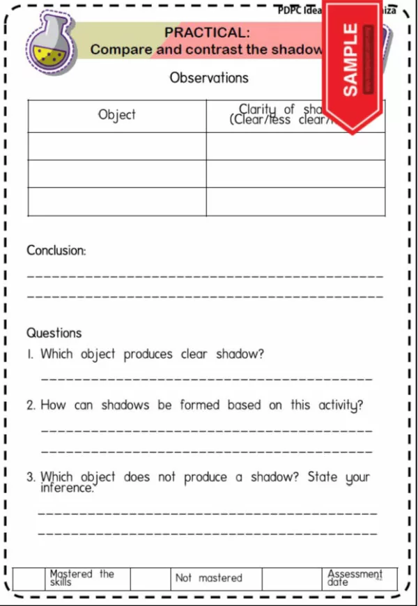 Science Practical Year 4