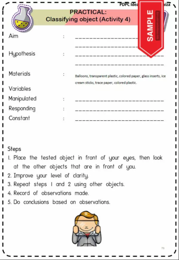 Science Practical Year 4