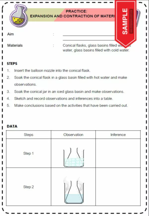 Science Practical Year 5