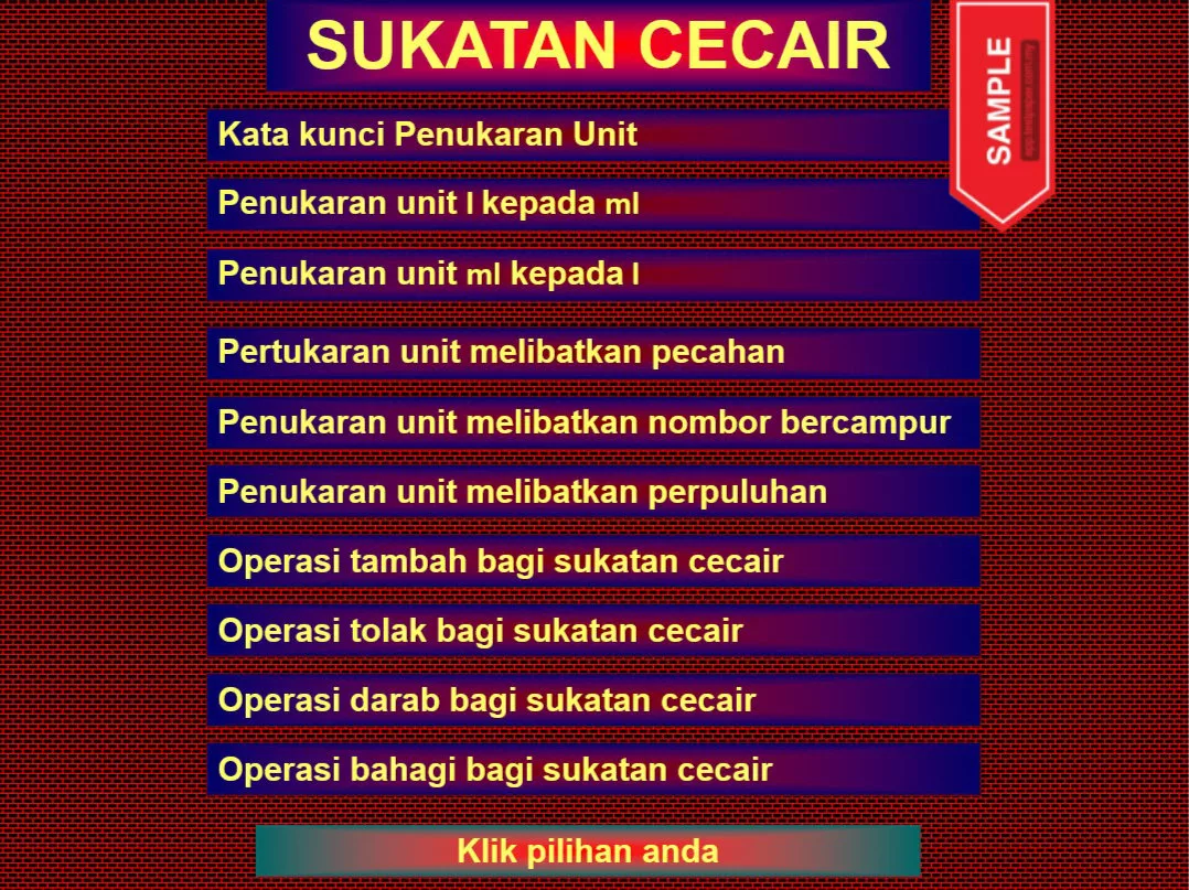 Slide Powerpoint Matematik Tahap 2