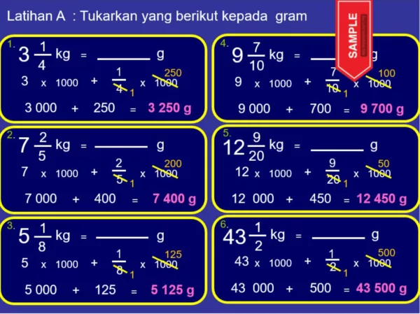 Slide Powerpoint Matematik Tahap 2 Bab Jisim