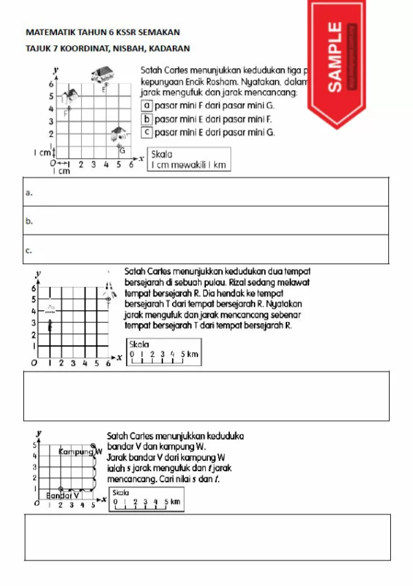 Soalan Latihan Buku Teks Matematik Tahun 6 KSSR