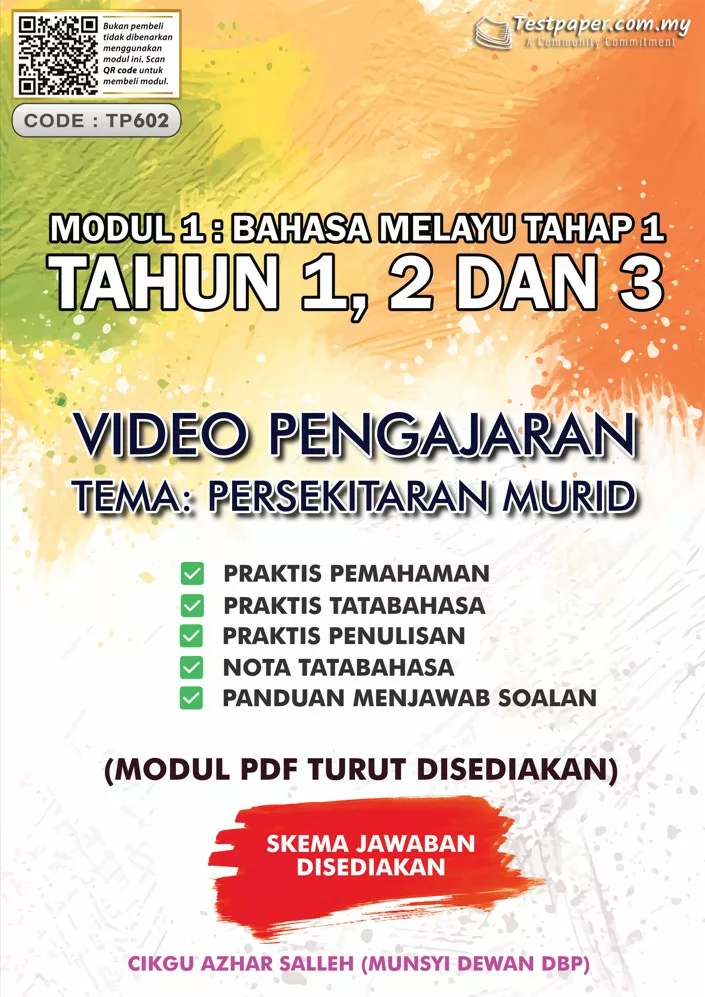 Video Pengajaran BM Tema Persekitaran Murid Tahap 1