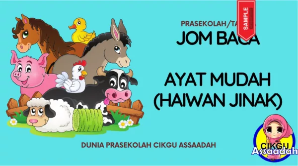 BBM Slaid Bacaan Bahasa Melayu Prasekolah