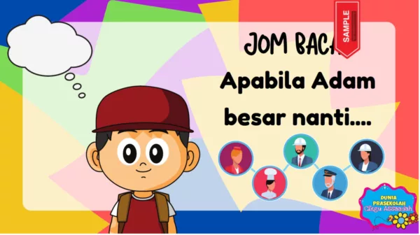 BBM Slaid Bacaan Bahasa Melayu Prasekolah