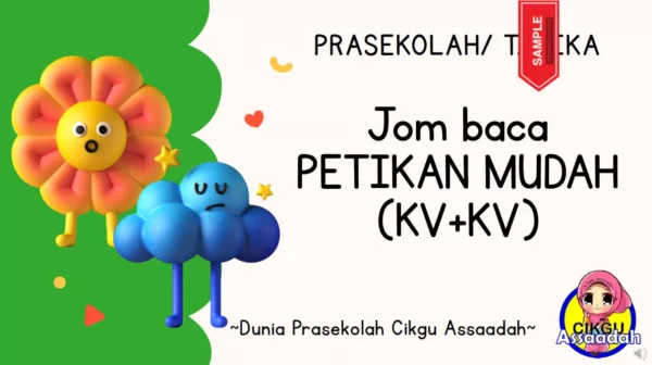 BBM Slaid Bacaan Bahasa Melayu Prasekolah