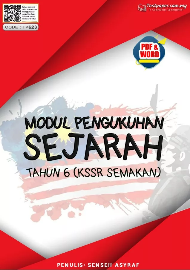 Soalan Latihan Sejarah Tahun 6 KSSR