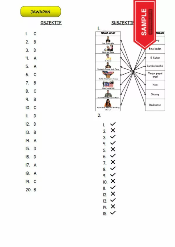 Soalan Latihan Sejarah Tahun 6 KSSR