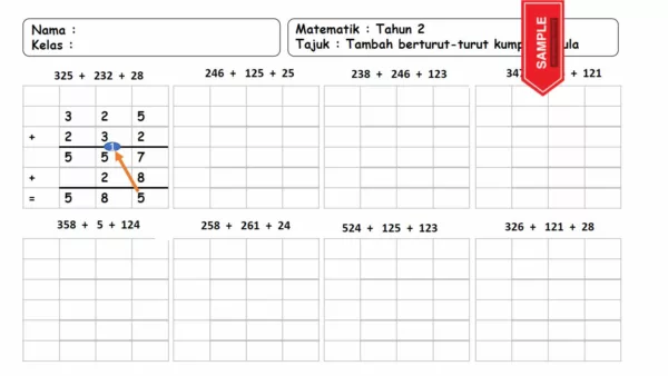 Soalan Latihan Asas Matematik Tahun 2