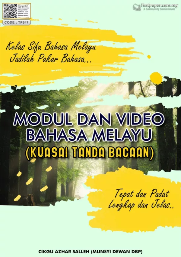 Nota Video Pengajaran Bahasa Melayu Bab Tanda Bacaan