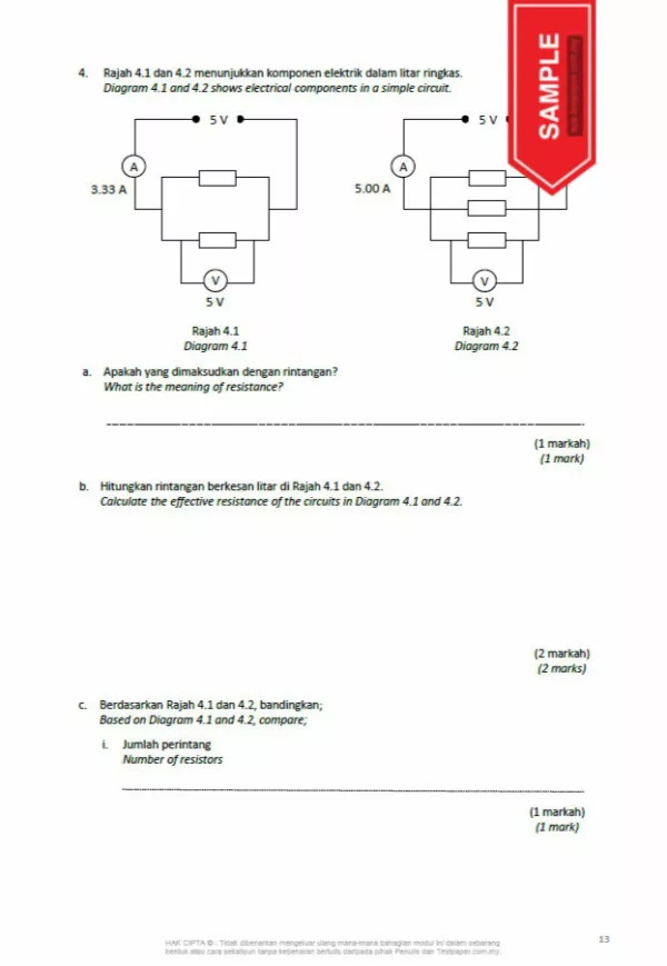 Soalan Ujian Fizik Tingkatan 5 2022 KSSM