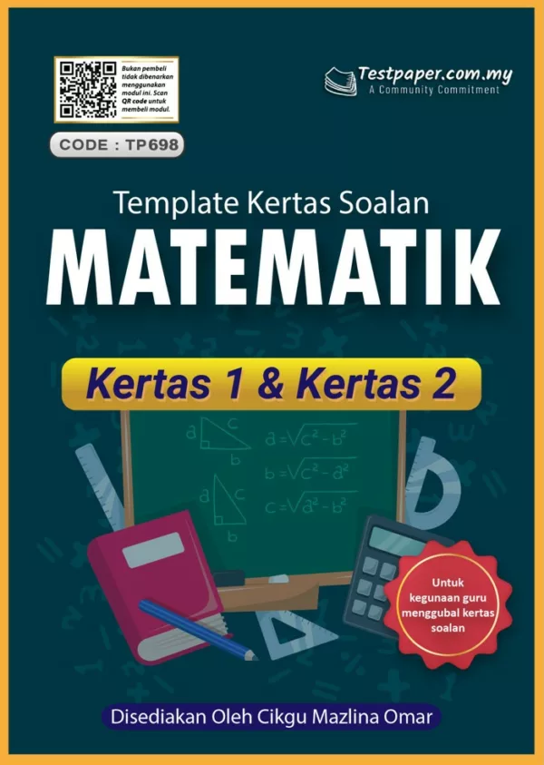 Template Contoh Kertas Soalan Matematik