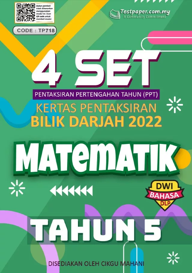 Soalan Ujian Pertengahan Tahun Matematik Tahun 5 2022