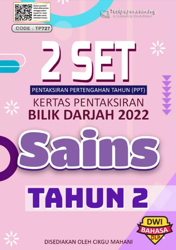 Soalan Ujian Pertengahan Tahun Sains Tahun 2 2022