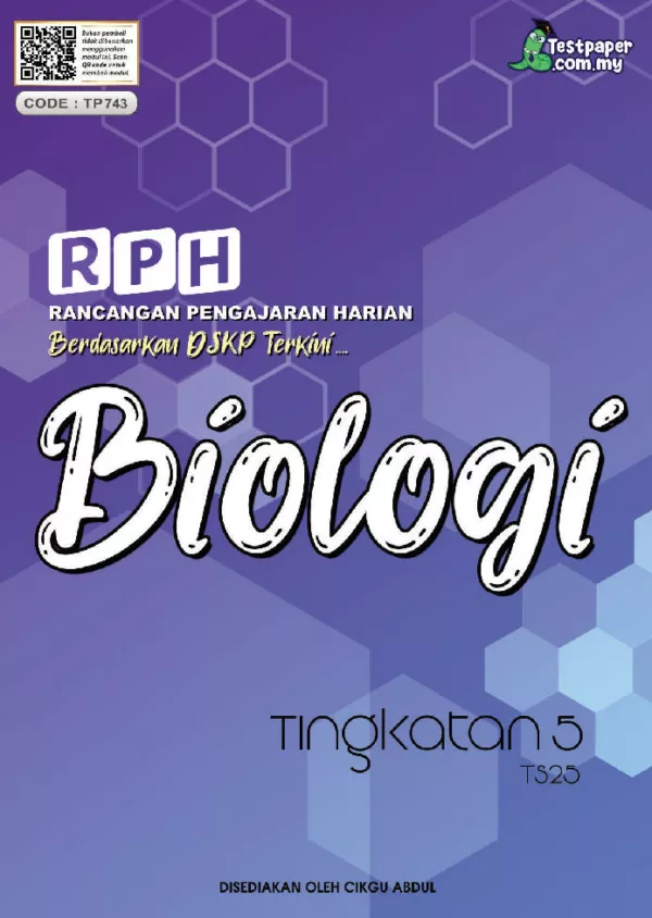 RPH Biologi Tingkatan 5 TS25