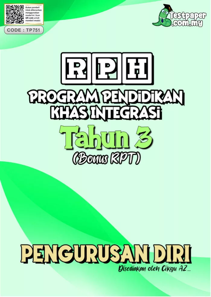 RPH dan RPT PPKI Pengurusan Diri Tahun 3 TS25