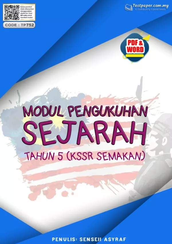 Soalan Latih Tubi Sejarah Tahun 5 KSSR