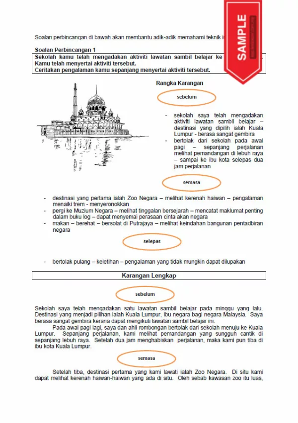 BBM Nota Bahasa Melayu Teknik Penulisan Karangan Cereka