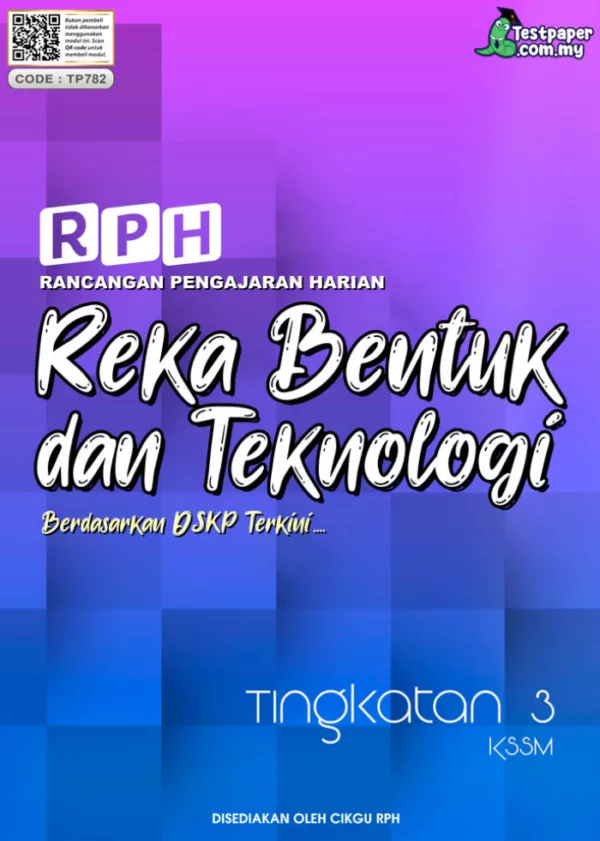 RPH Reka Bentuk Teknologi Tingkatan 3 KSSM