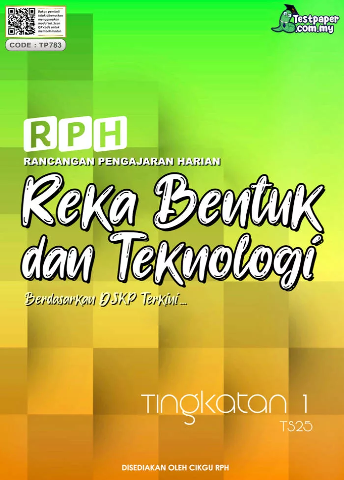 RPH Reka Bentuk Teknologi Tingkatan 1 TS25