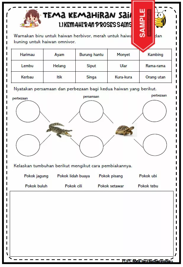 Soalan Latihan Ulangkaji Sains Tahun 3