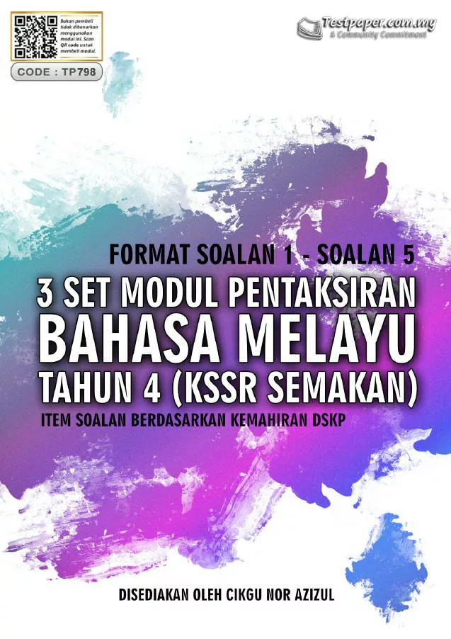 Soalan Latihan BM Soalan 1-5 Tahun 4 KSSR