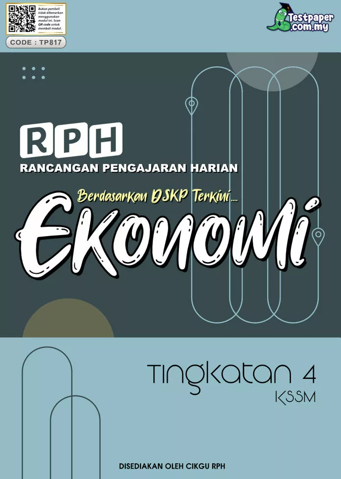 Download Bahan RPH Ekonomi Tingkatan 4 KSSM yang Quality