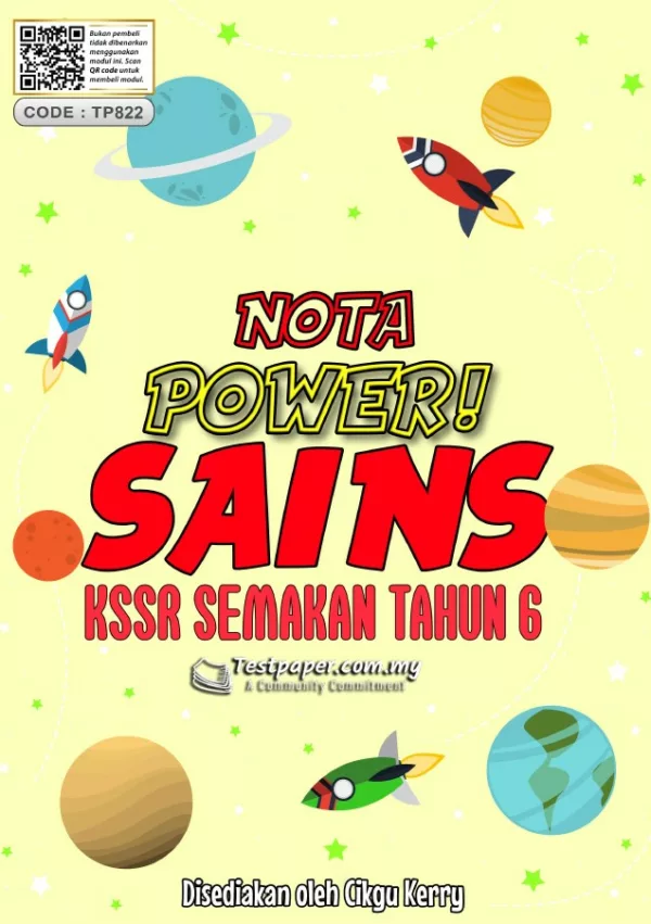 Nota Sains Tahun 6 KSSR