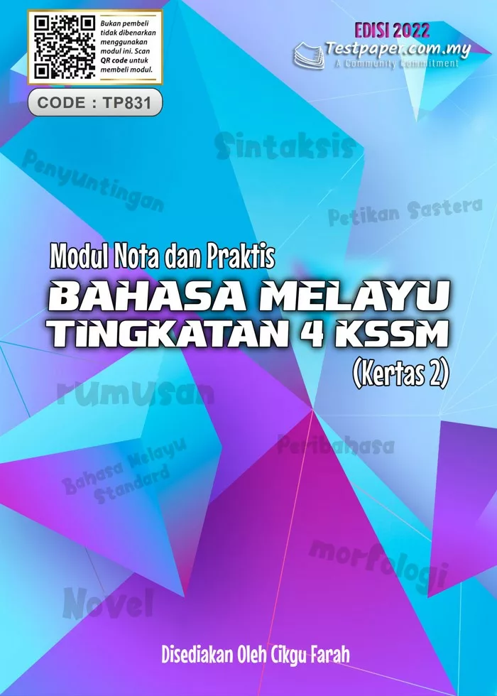 Nota dan Soalan Latihan BM Tingkatan 4 KSSM Kertas 2