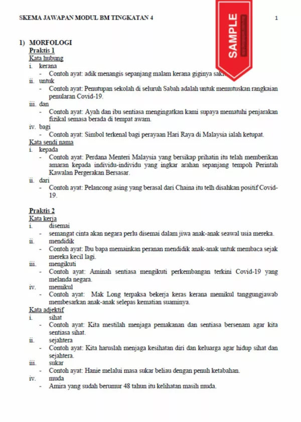 Nota dan Soalan Latihan BM Tingkatan 4 KSSM Kertas 2