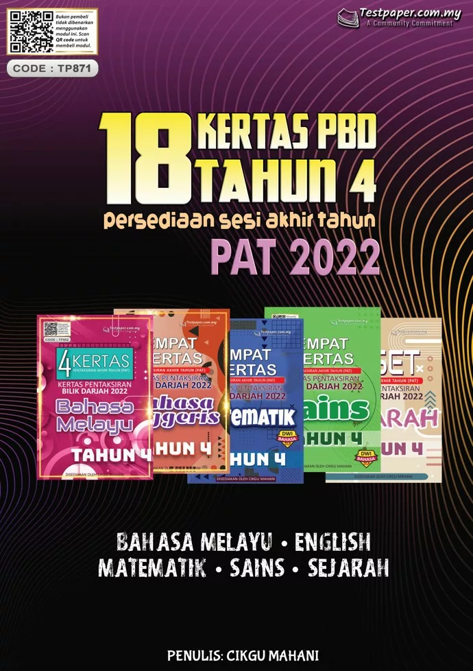 Soalan Ujian PBD Akhir Tahun 4 2022