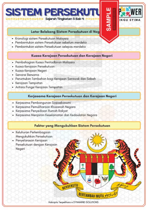 Nota Sejarah KSSM Tingkatan 5 PDF