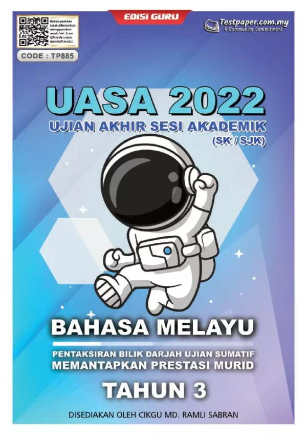 Soalan Ujian Akhir Tahun BM Tahun 3 2022 UASA