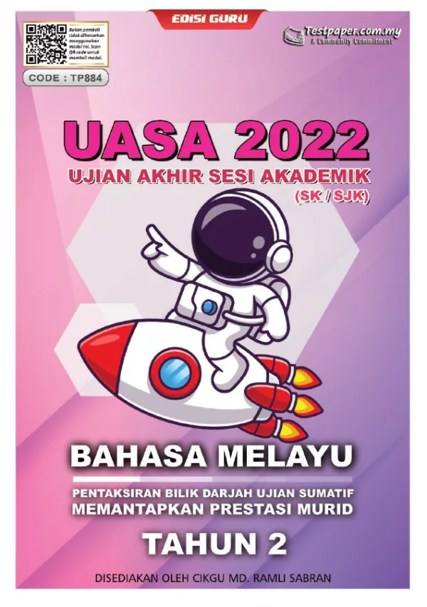 Soalan Ujian Akhir Tahun BM Tahap 1 2022 UASA