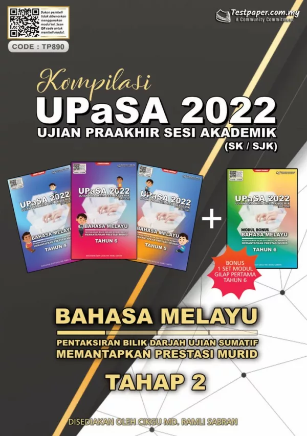 Soalan Ujian Akhir Tahun BM Tahap 2 2022 UPASA